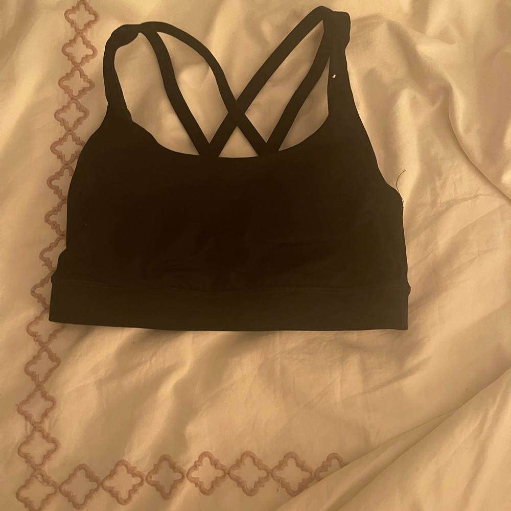 Lululemon black sport bra